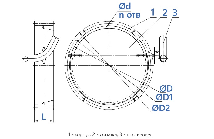 CLAPETĂ DE SENS UNIVERSALĂ OZA-KLR